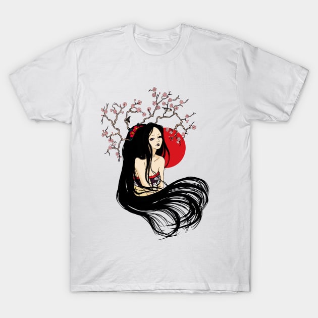 Spring geisha T-Shirt by Spedy1993